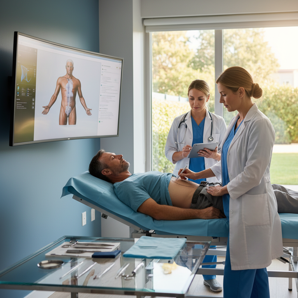 Tummy tuck (abdominoplasty) planning and abdominal contour