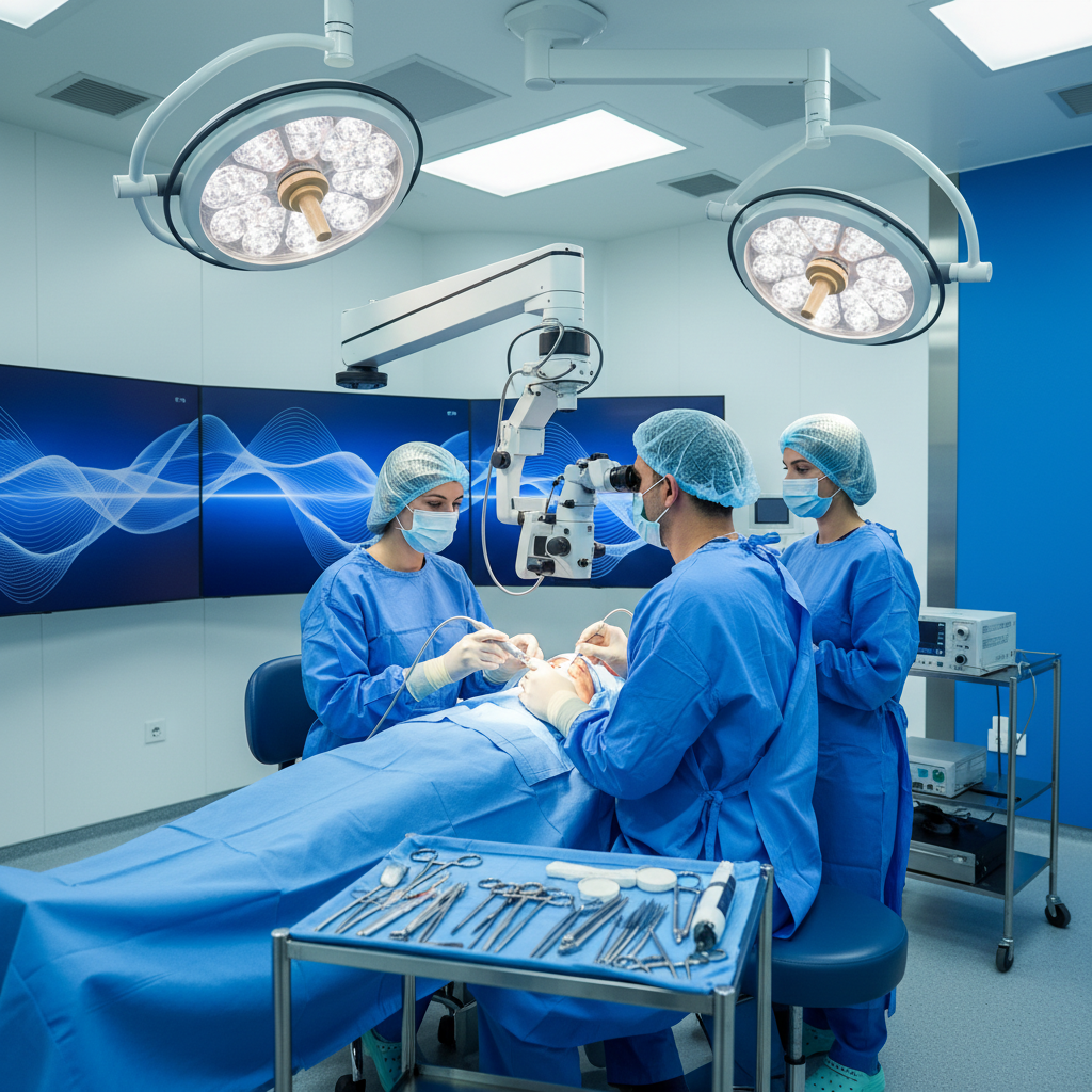 FAKO (fakoemülsifikasyon) ile katarakt ameliyatının aşamalarını gösteren illüstrasyon