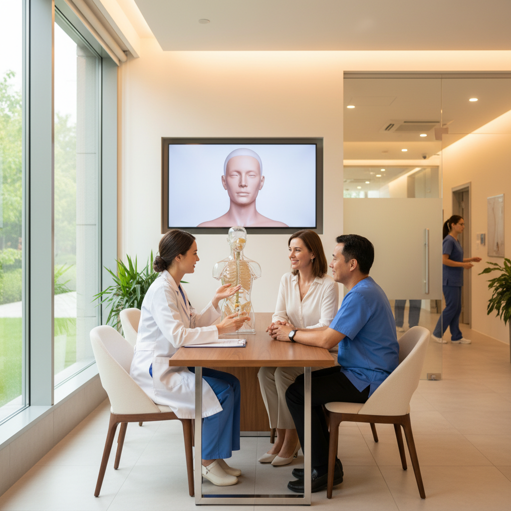 Процес огляду та планування пластичної хірургії