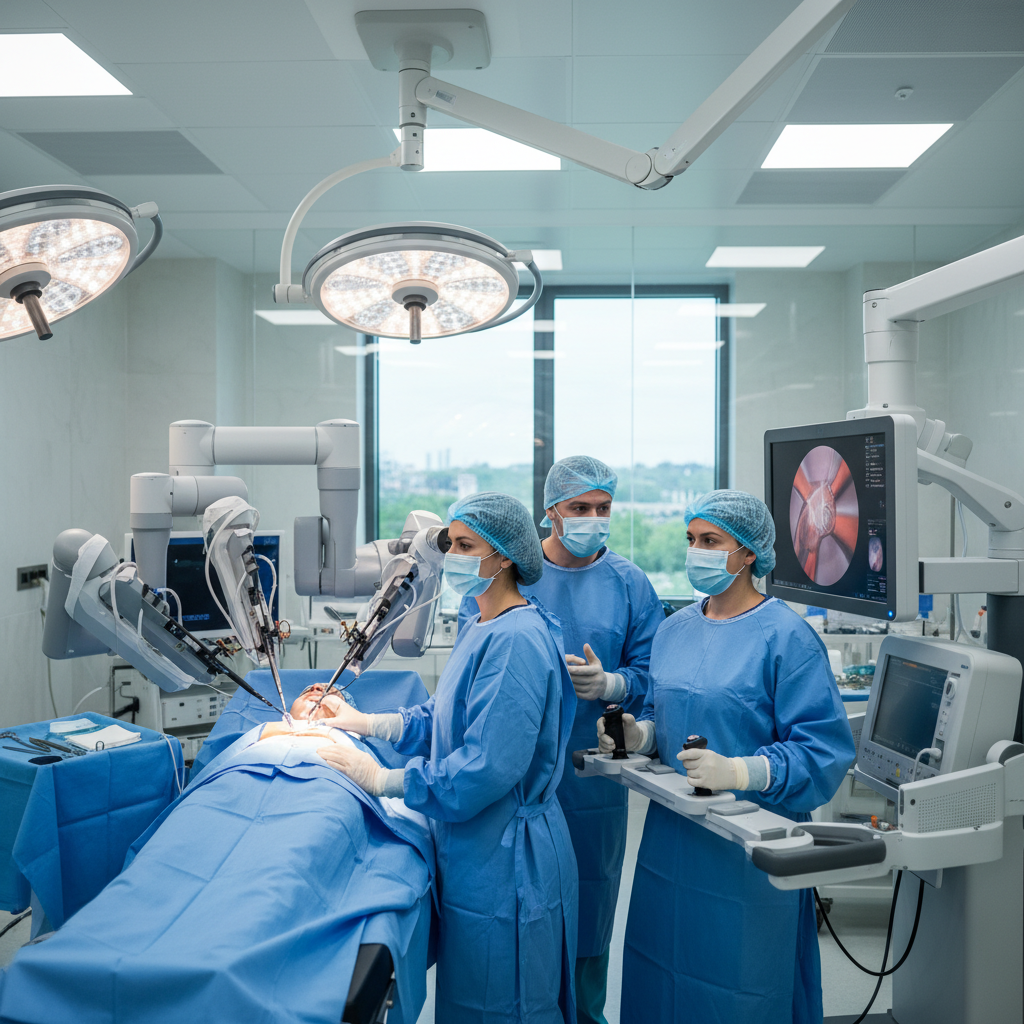 Robotik cerrahide 3D görüntü ve hassas enstrüman kontrolü